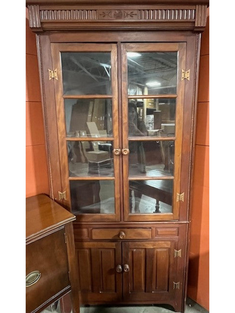 American Primitive Corner Cupboard