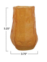Hand Blown Persimmon Vase