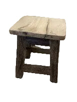 Natural Wood Stool