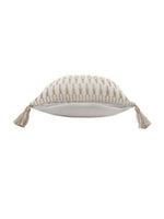 Natural White Tassel 20" Pillow