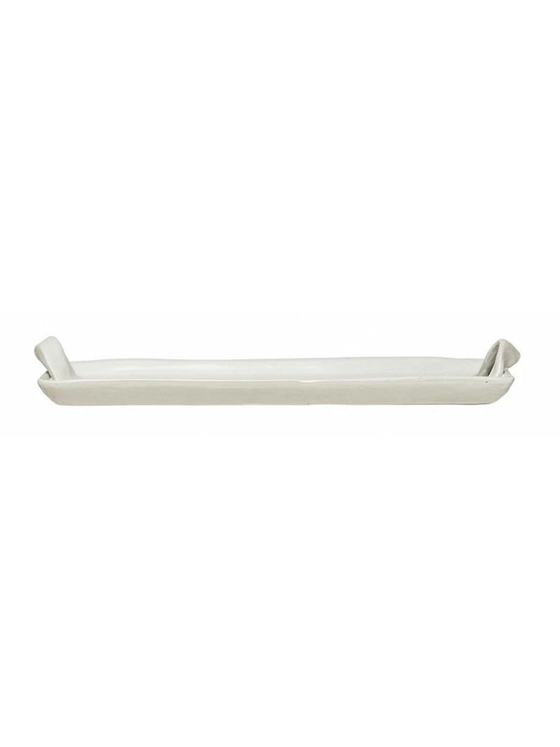 Stoneware Tray w/Handles