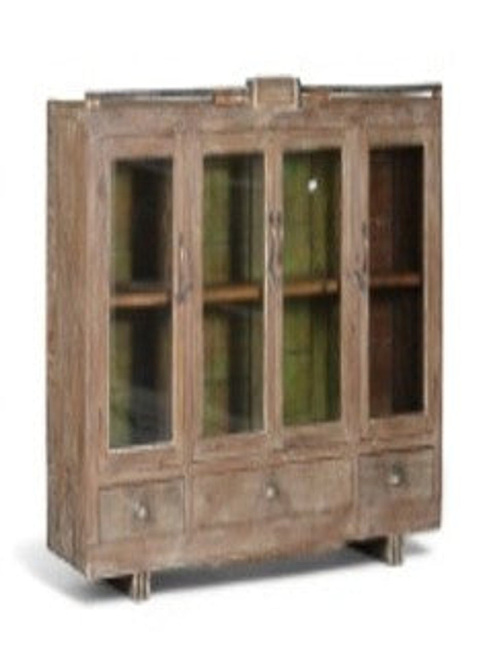 Wooden Glass Sideboard