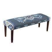 Blue Accent Bench