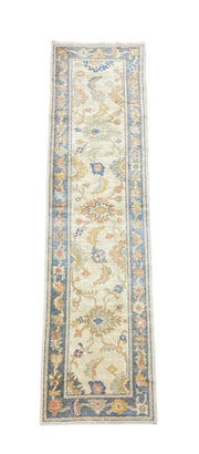 Turkish Oushak Rug 3 | 3' x 12'4