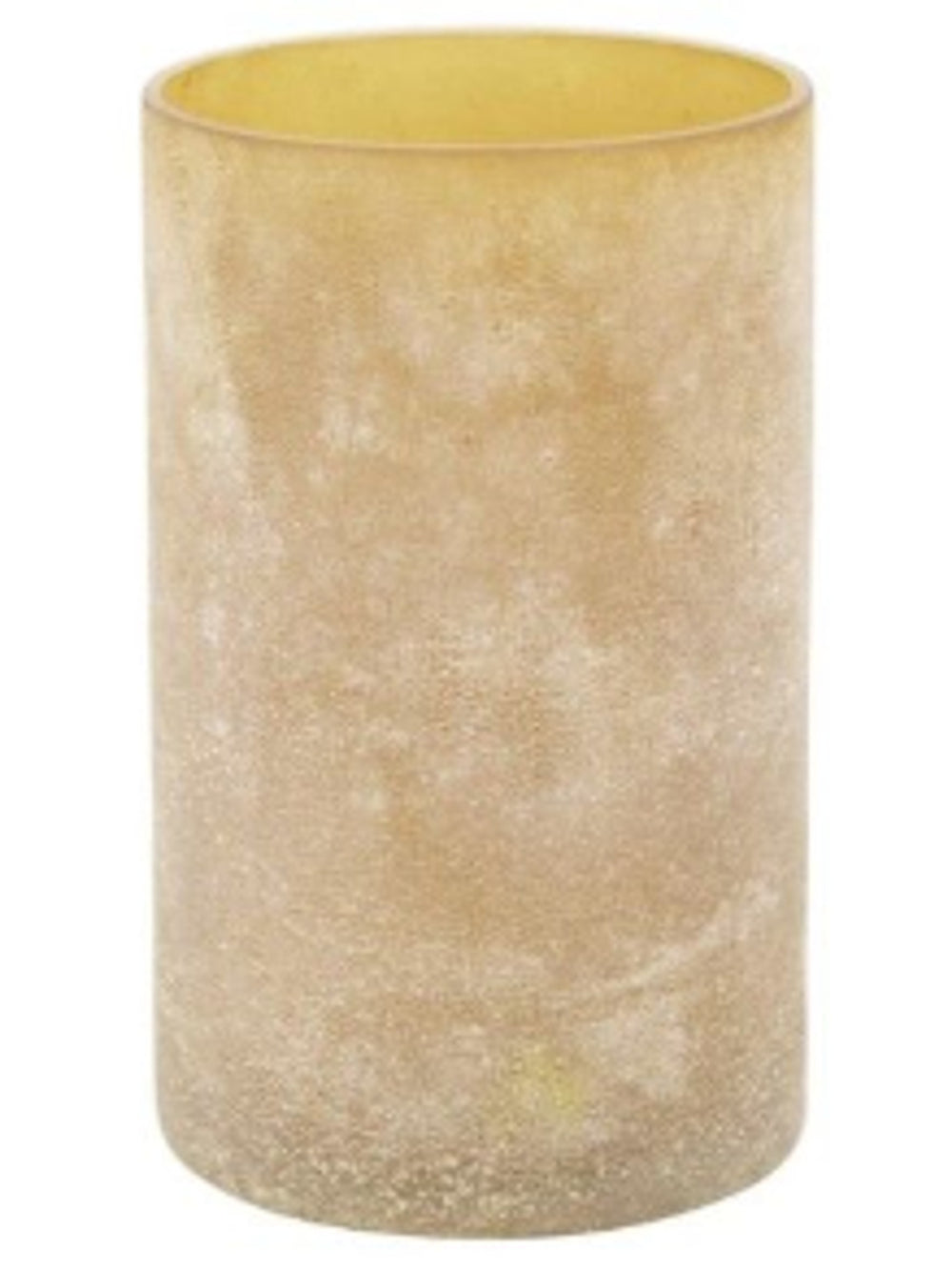Round Distressed Glass Votive Holder