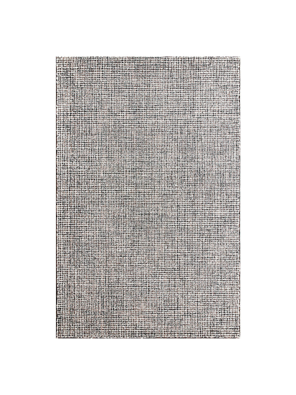 Criss Cross|Grey Wool 9 x 12