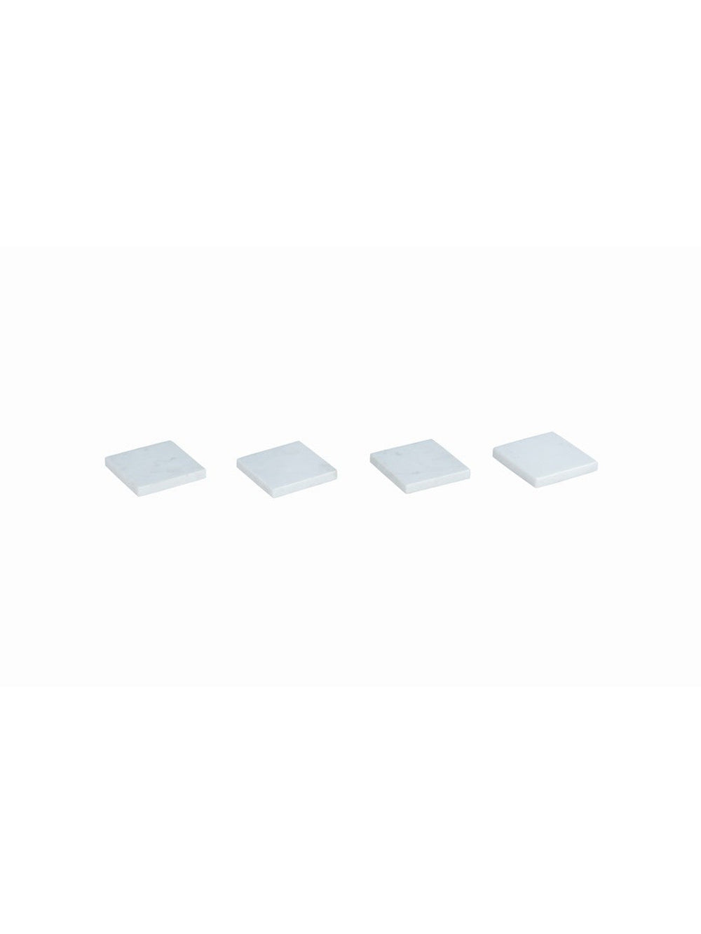 White Marble Coasters S\4