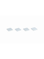 White Marble Coasters S\4