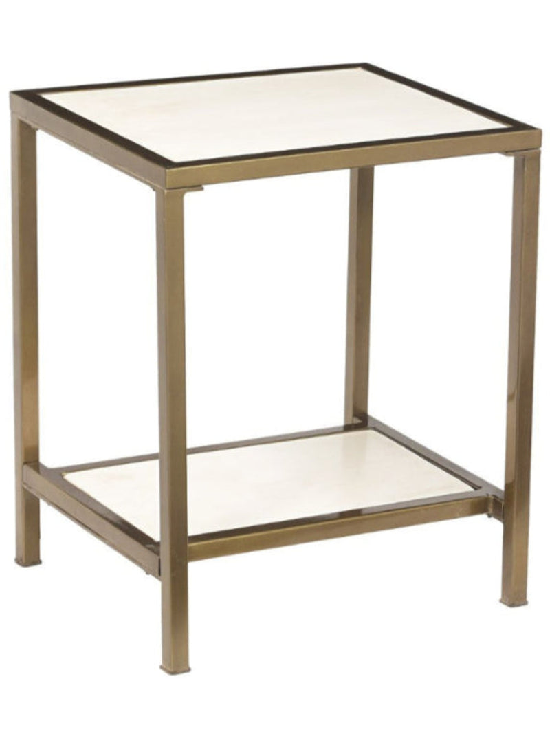Loring II Side Table | White