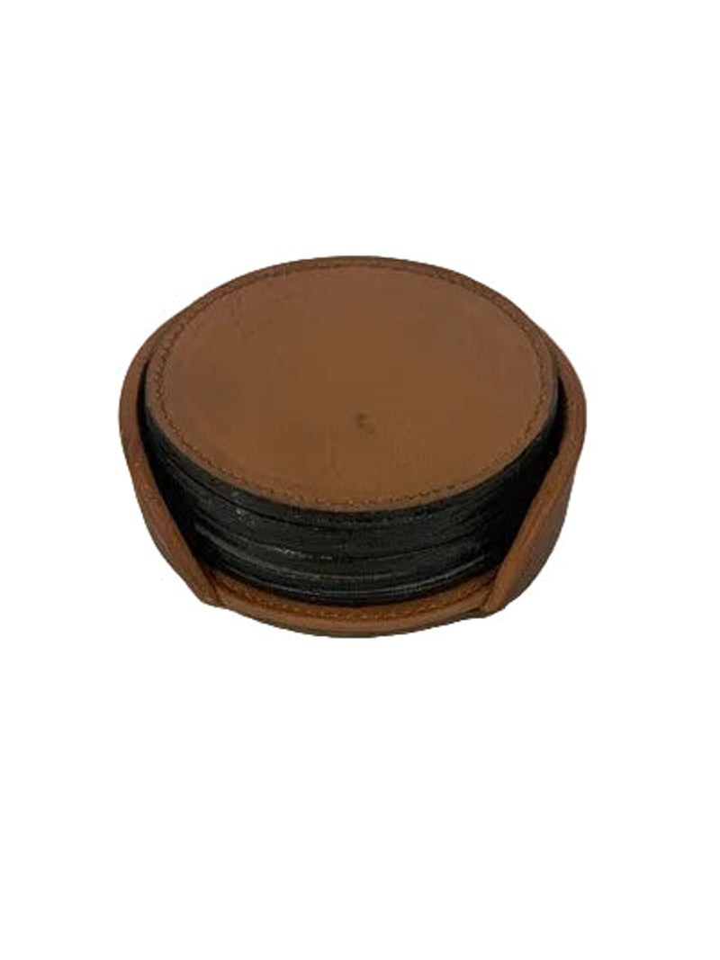 Leather Coasters | Set of 6