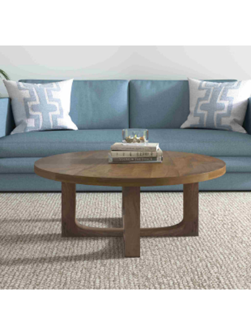Round Coffee Table | Walnut Finish