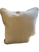 X Patterned 21" Pillow w/Contrasting Welt