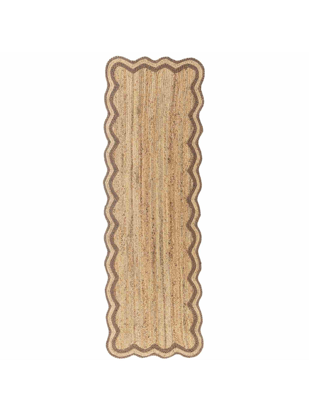 Scalloped Edge Jute Rug