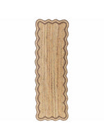 Scalloped Edge Jute Rug