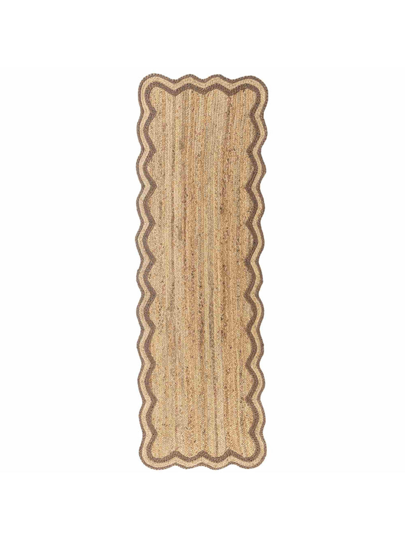 Scalloped Edge Jute Rug