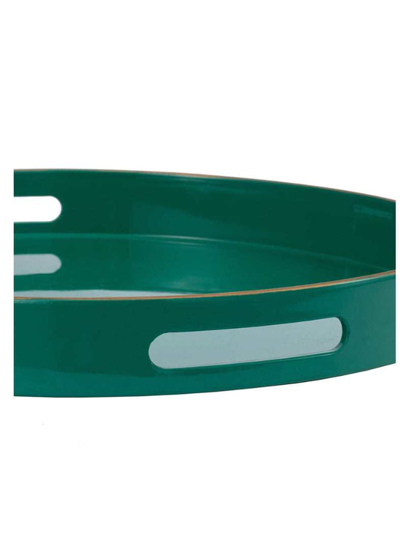 Mimosa Round Tray | Turquoise