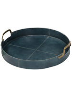 Tinsley Leather Server | Blue