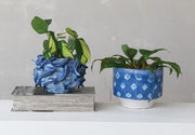 Blue Fish Planter