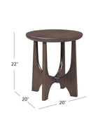 Dunnigan Brown Oak End Table