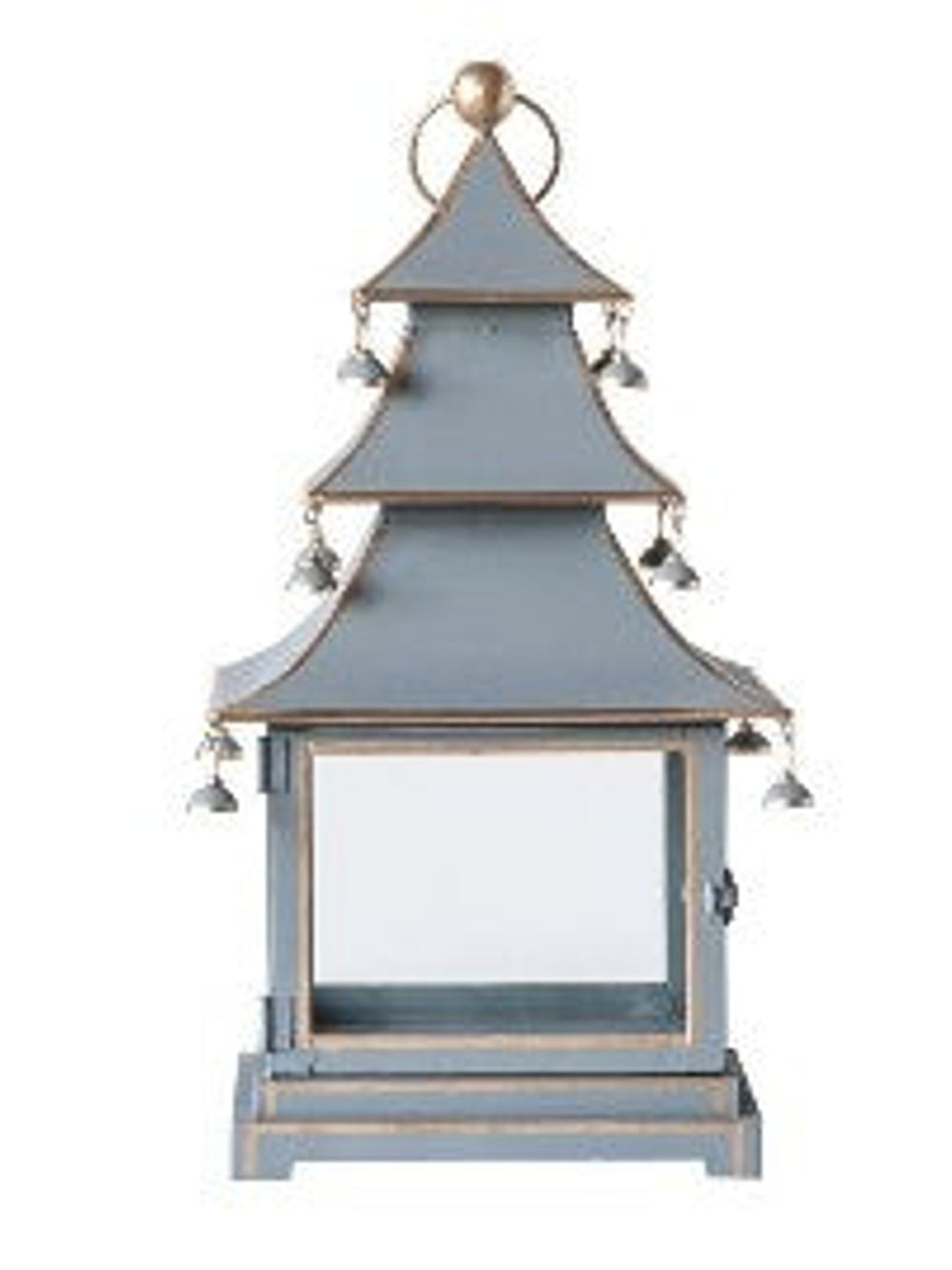 Glass &amp; Metal Pagoda Lantern