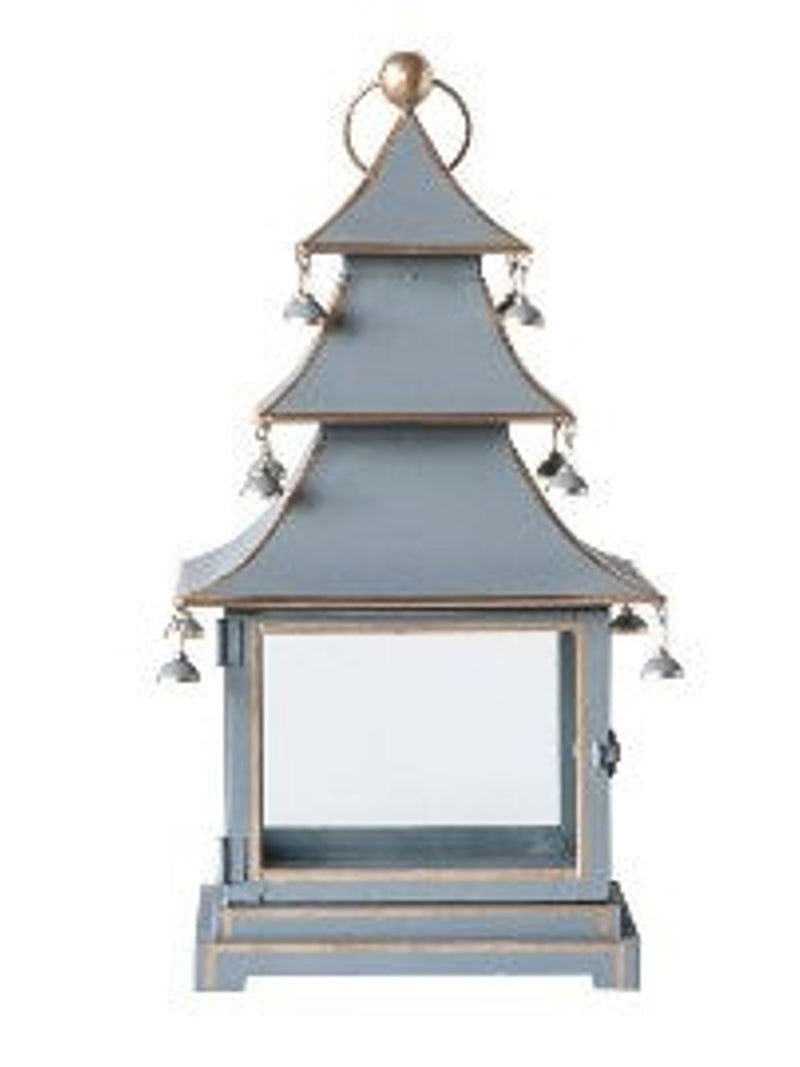 Glass &amp; Metal Pagoda Lantern