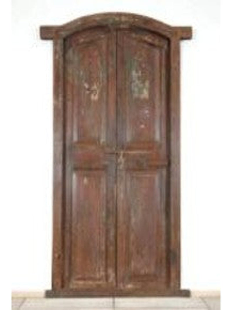 Antique Wood Door with Frame