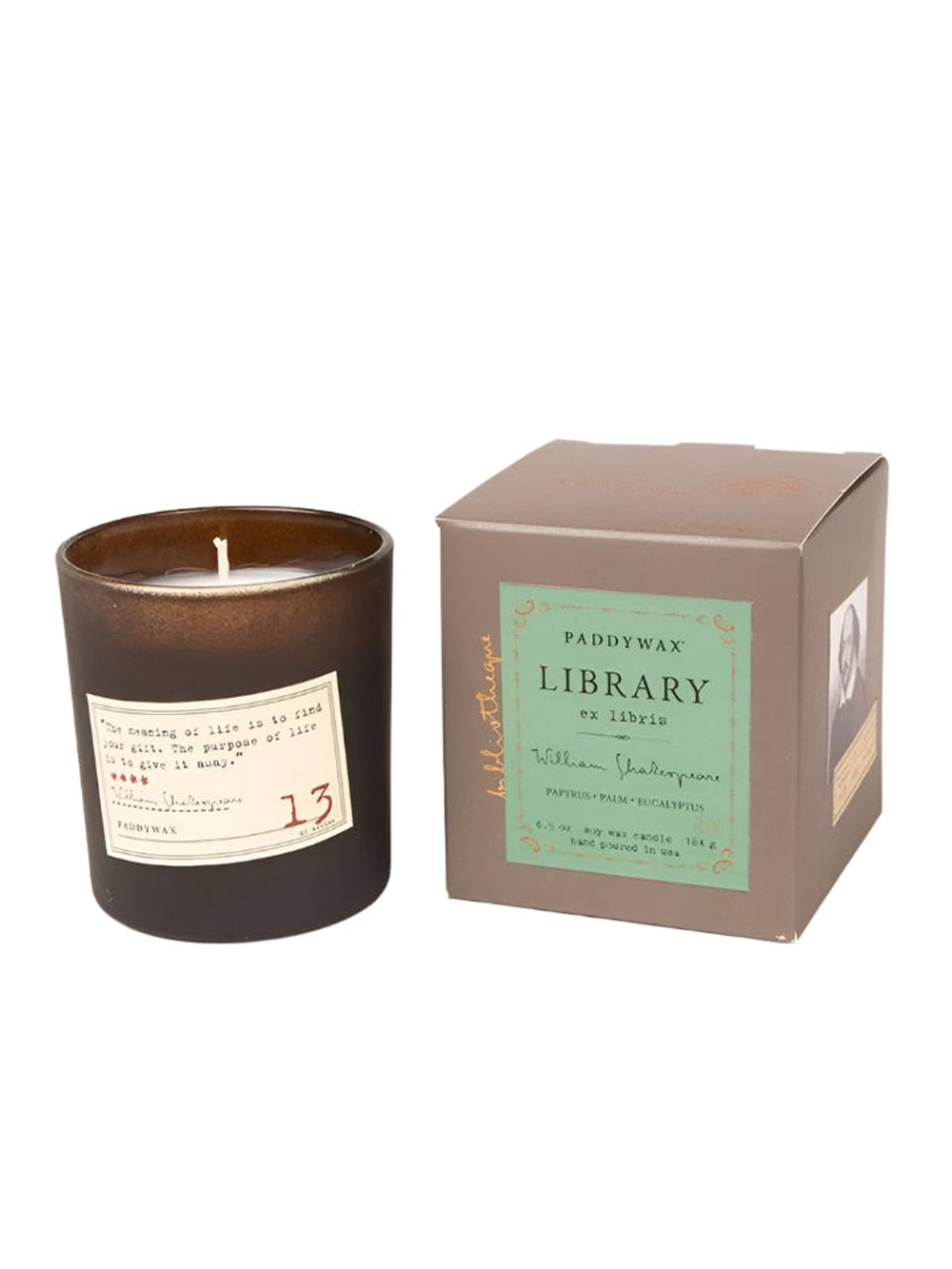 Shakespeare Library Candle