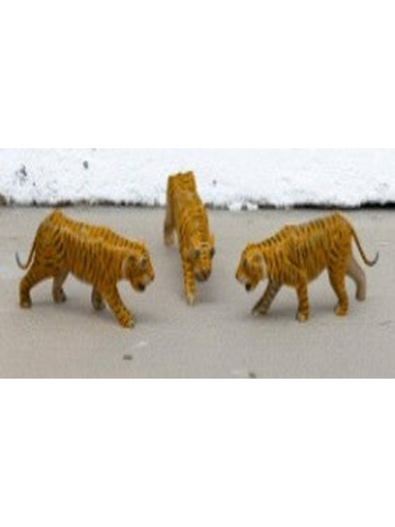 Painted Wooden Tiger