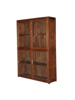 Mutli Door Wood & Glass Cabinet