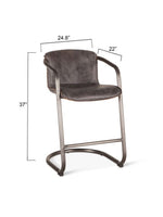 Portofino Counter Stool -Ebony