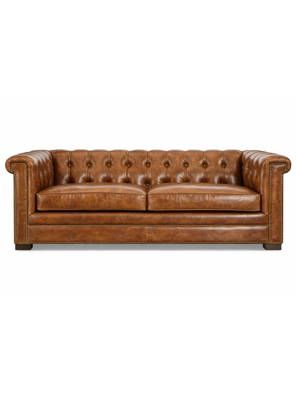 McGee Leather Sofa | Brompton Tobacoo