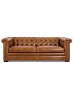 McGee Leather Sofa | Brompton Tobacoo