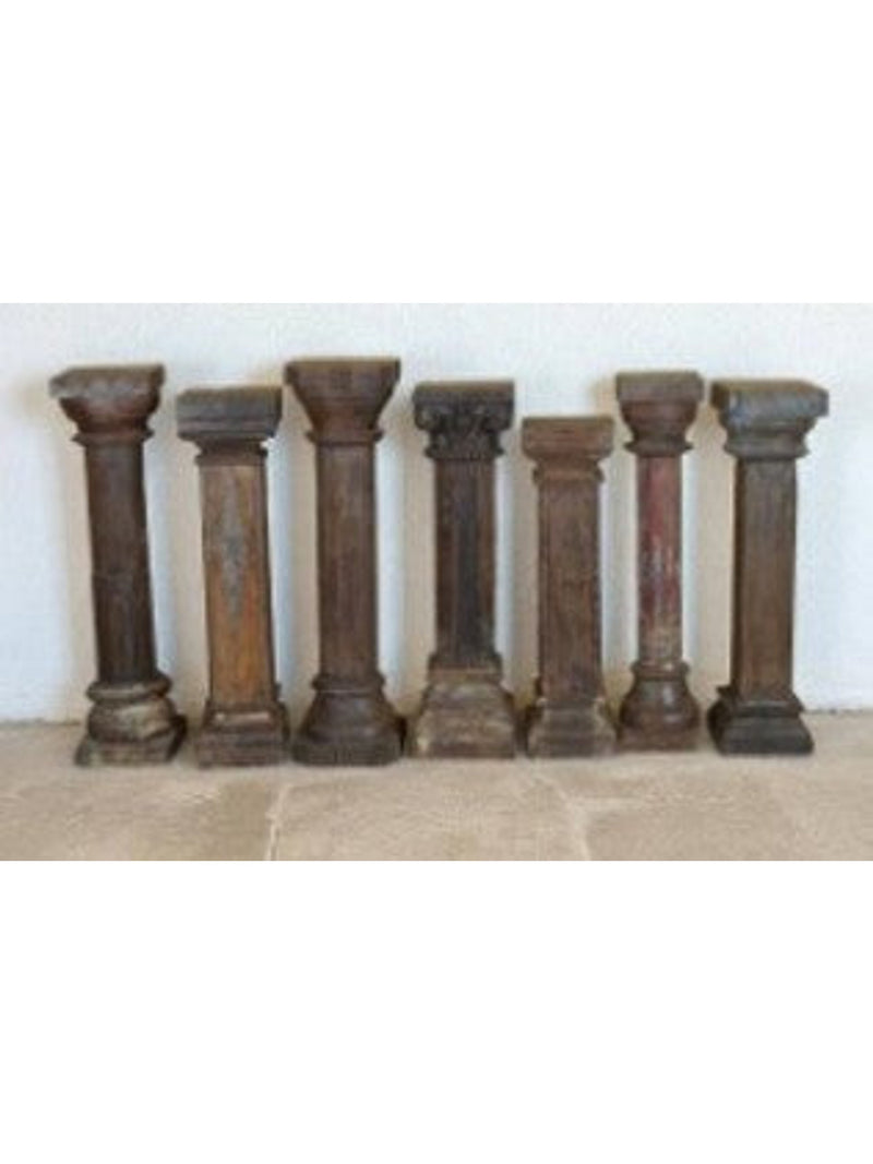 Short Wooden Pillar