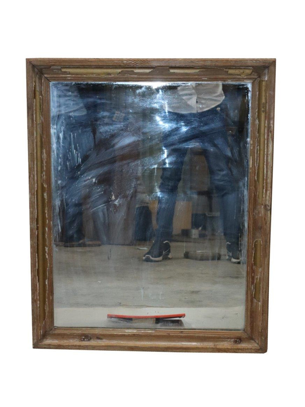 Wood Brown Framed Mirror