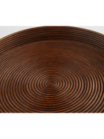 Papeete Round Tray | Brown