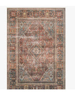 Loren Rug Brick|Midnight Rug 8X10