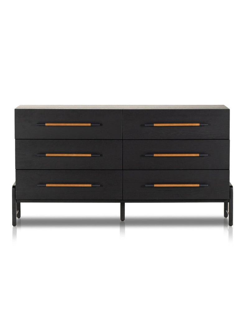 Rosedale 6 Drawer Dresser | Ebony Oak
