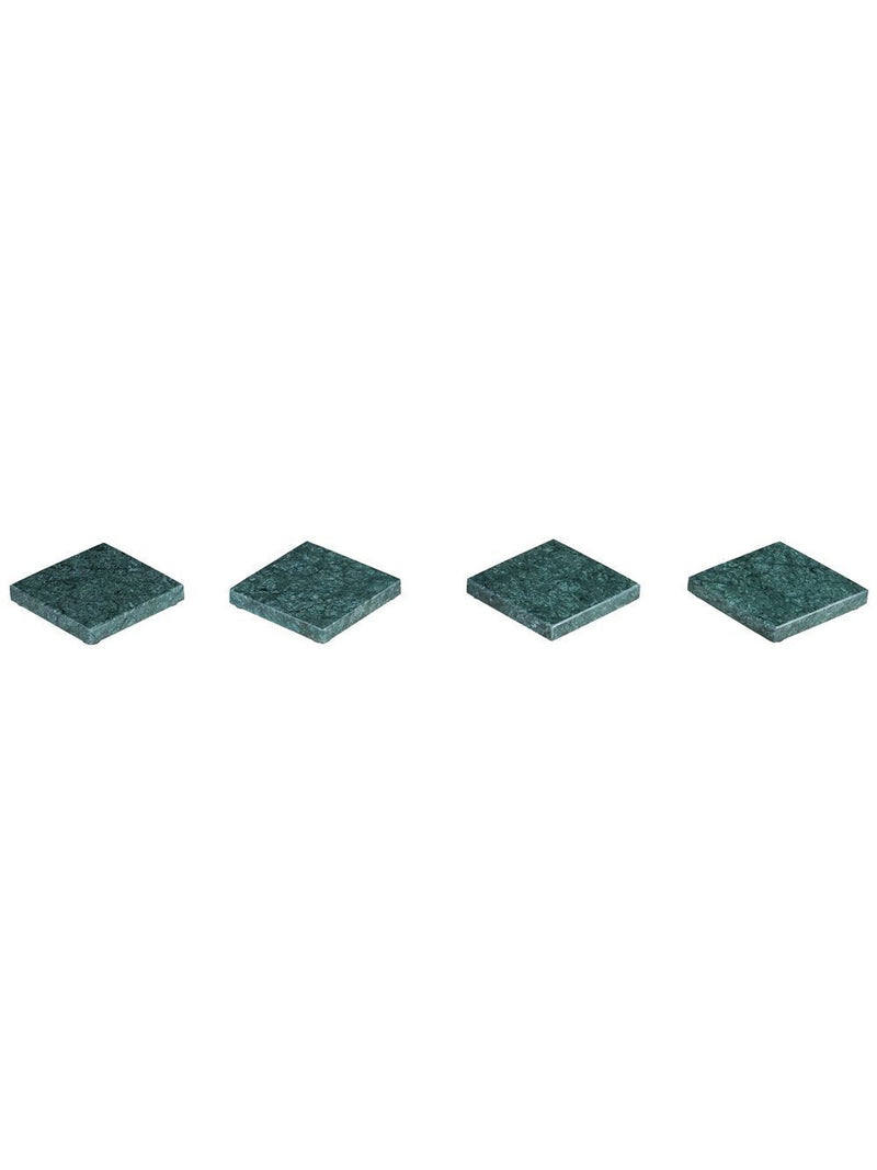 Green Marble Coasters S\4