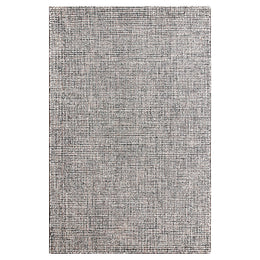 Criss Cross|Grey Wool 9 x 12