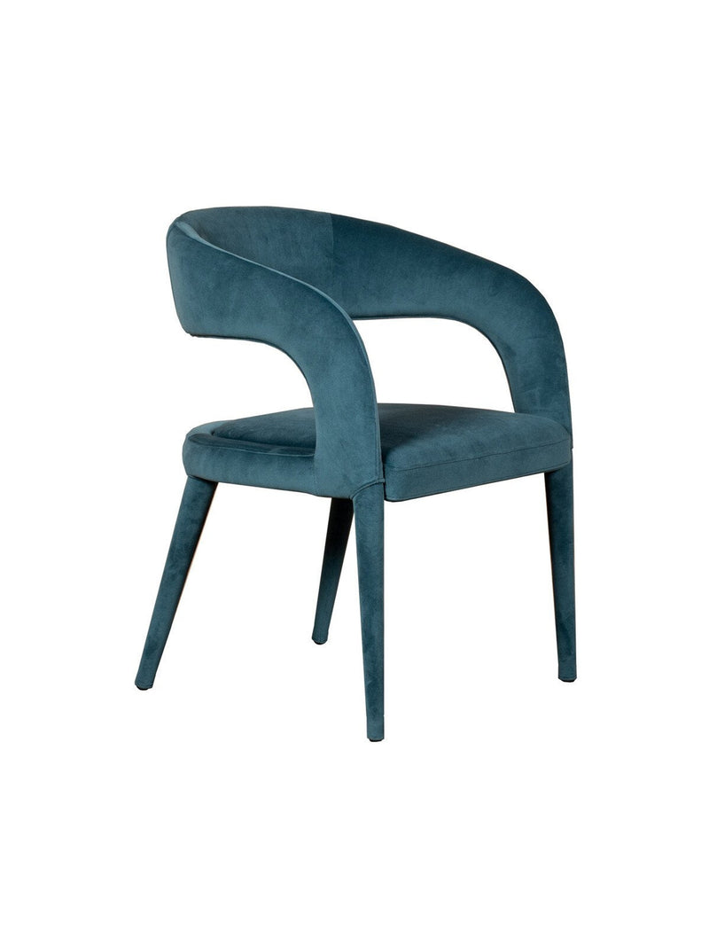 Opal Rounded Chair | Blue