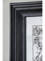 Nieve Vintage Style Mirrored World Map