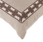 THROW PILLOW |  AMALFI NATURAL | 22 x 22