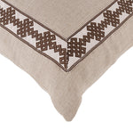 THROW PILLOW |  AMALFI NATURAL | 22 x 22