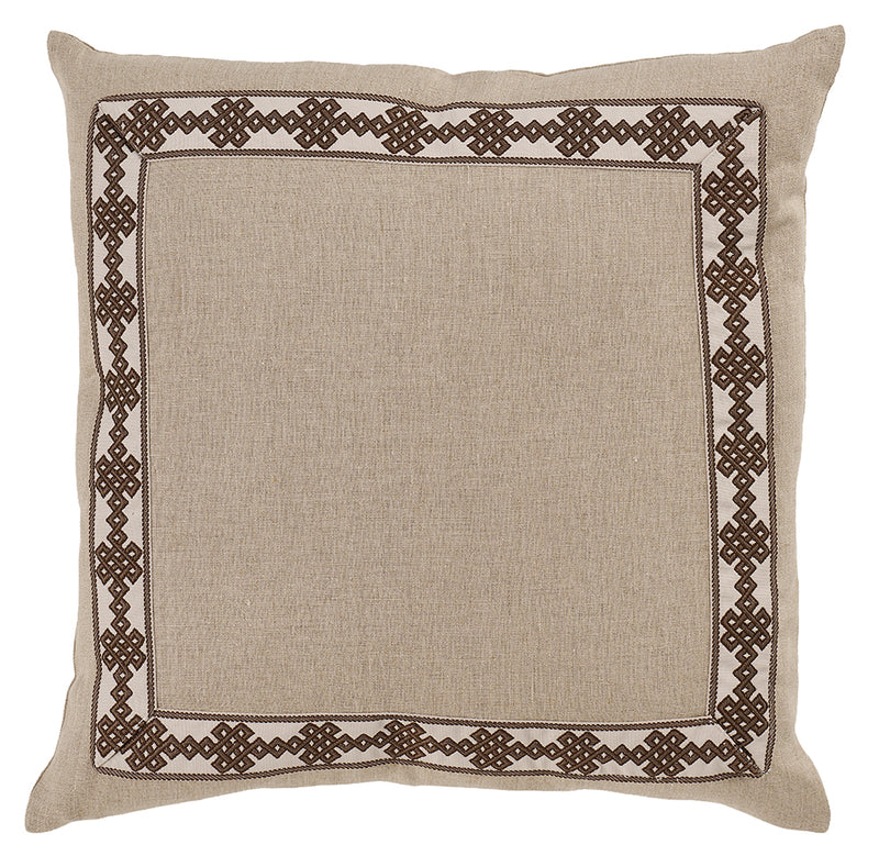 THROW PILLOW |  AMALFI NATURAL | 22 x 22