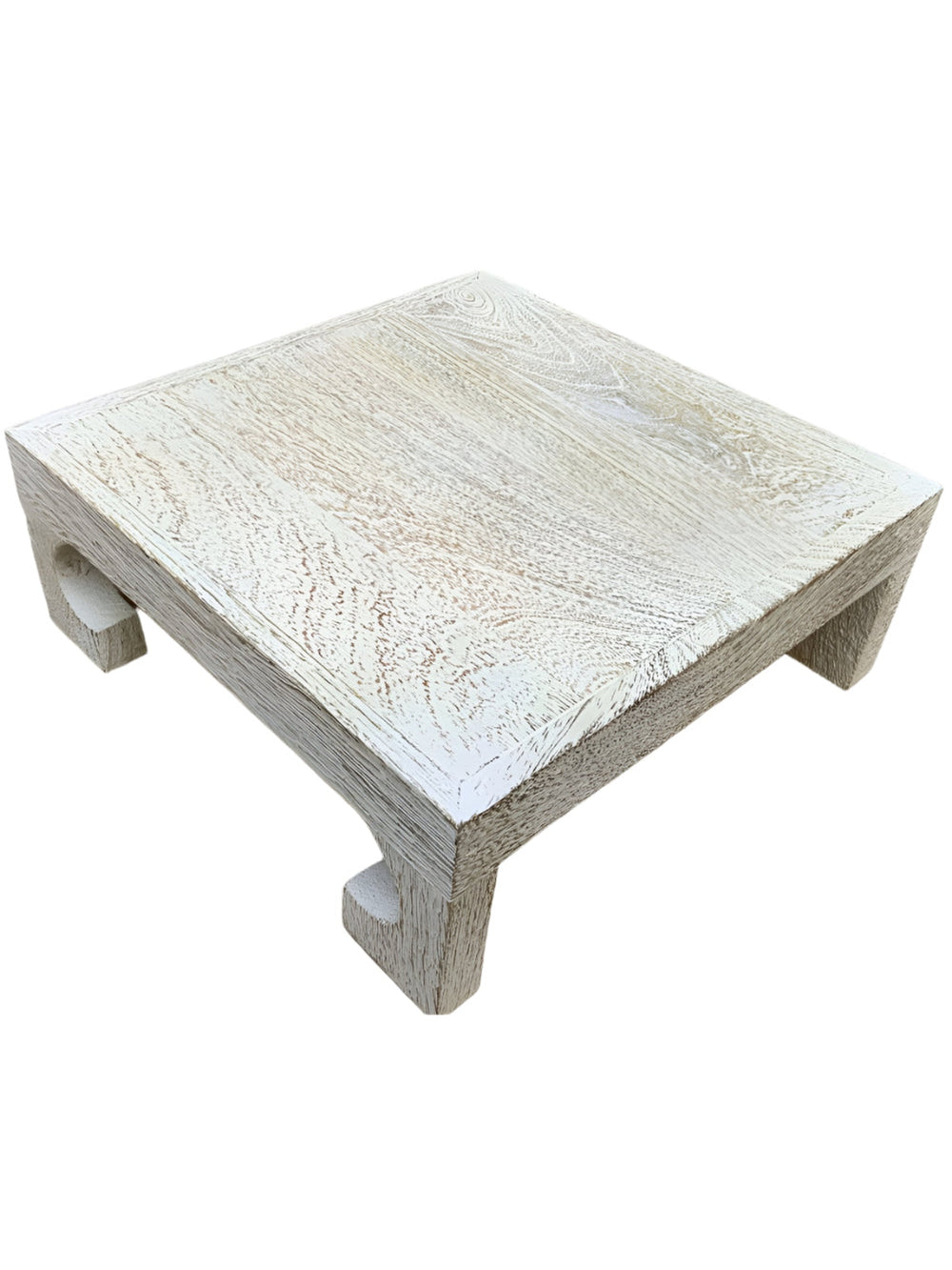 Aki Asian Style Stand | White 12"