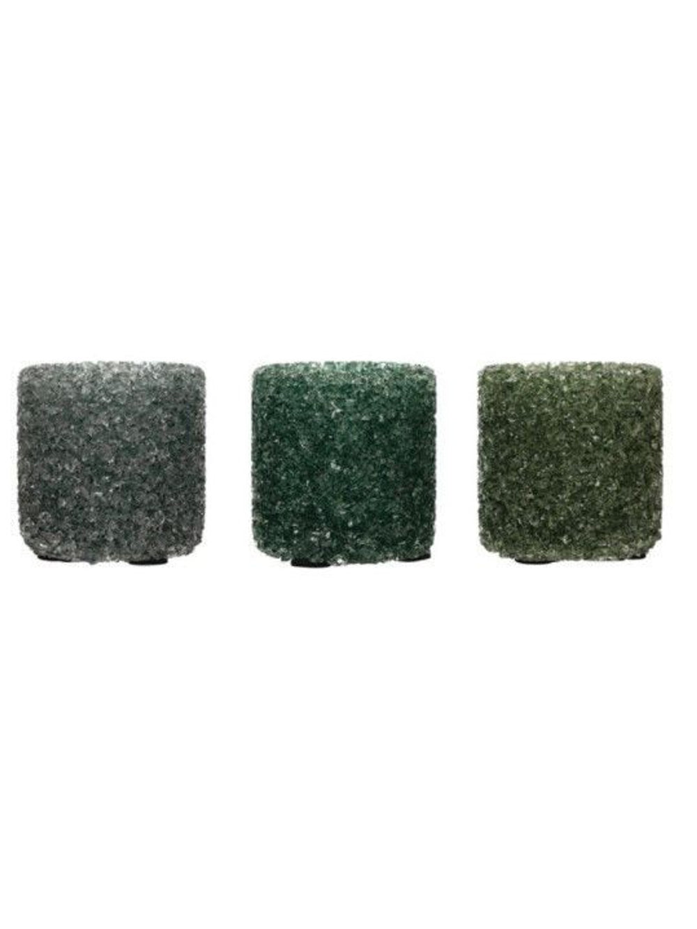 Glass Mica Tealight Holder
