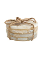 Round Agate Coasters, Multi Color