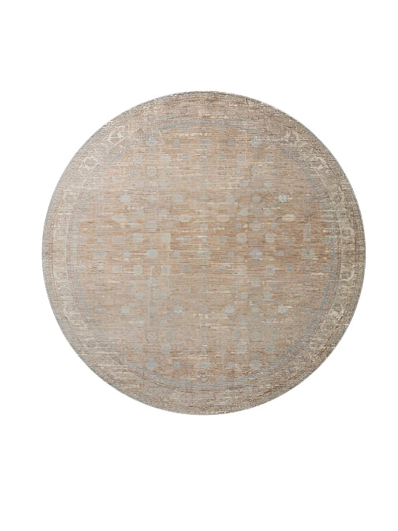 Blake Collection | Sand/Sky 8' Round Rug