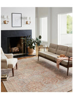 Jules Tangerine | Mist Rug 8X10