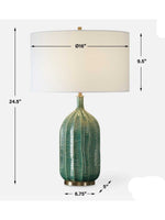 Bixby Green Table Lamp
